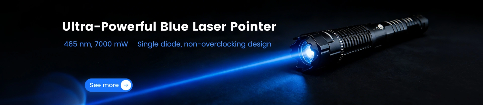 Powerful 465nm Blue Laser Pointer