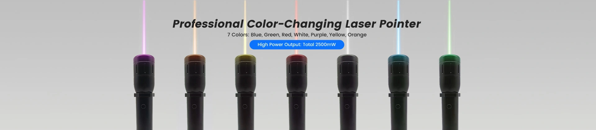 professional color-changing laser pointer