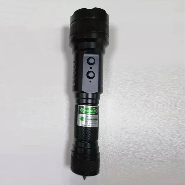 LED Flashlight, Green Laser