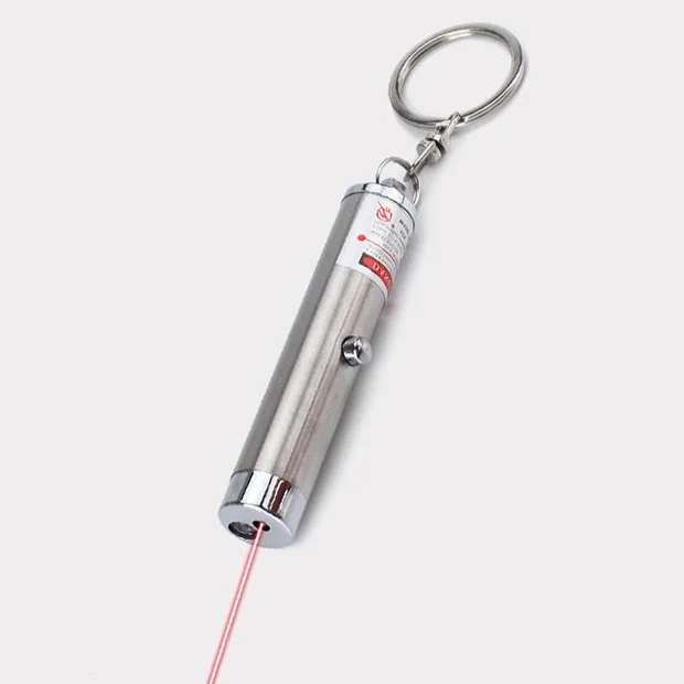 Mini LED Flashlight, Red Laser Pointer