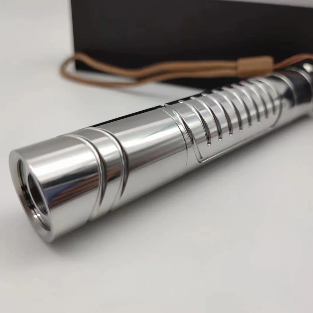 Durable Stainless Steel Cyan Laser Pointer 488nm 200mW