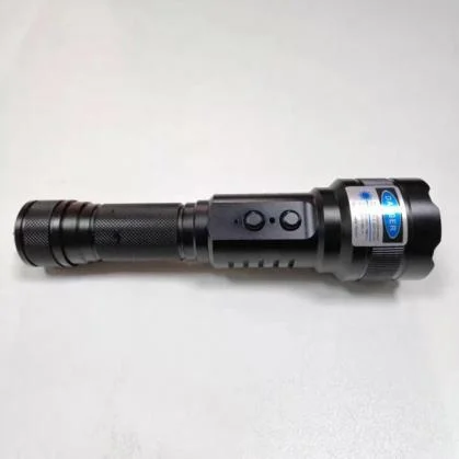 Multifunctional and Bright LED Flashlight with Blue Laser