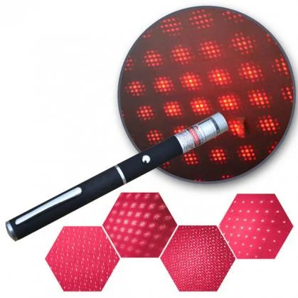 Durable 20mW Red Laser Pen with Kaleidoscope Caps