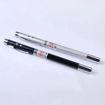 Super Cheap Red Laser for Presentation with LED Light and Ballpoint Pen