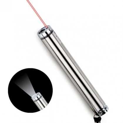 Cheap Red Laser LED Flashlight with AA Battery