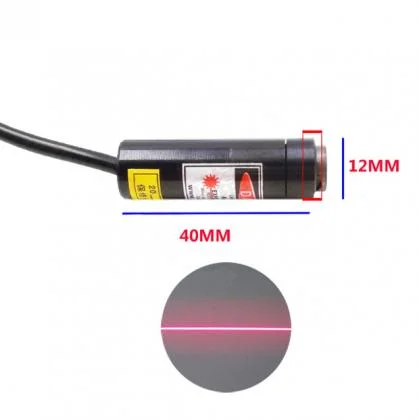 High Precision and Adjustable Line Laser Module 658nm 50mW