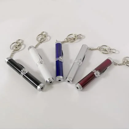 Mini USB Green Laser Pen 80mW with Keychain