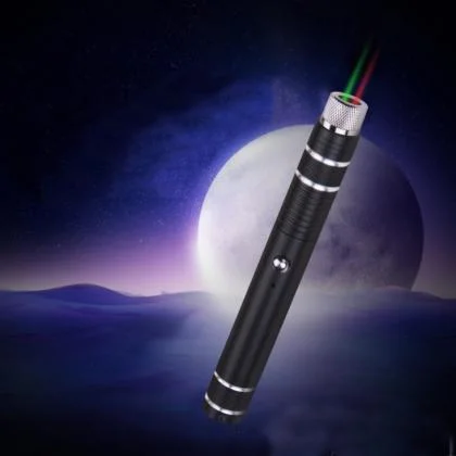 Powerful Dual-Color Green/Red Laser Pointer with USB Interface