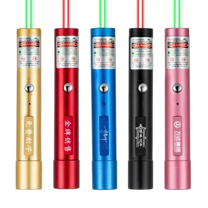 Long-Distance USB Rechargeable Green Laser Pointer for Astronomy