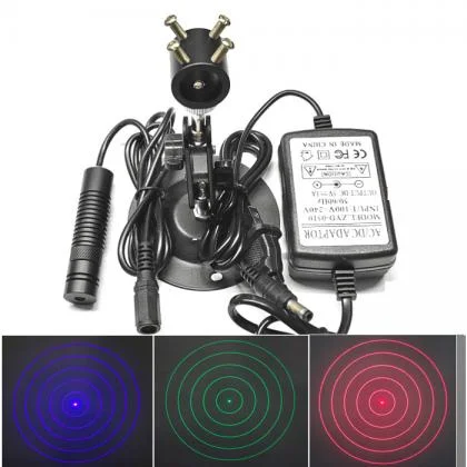 Adjustable 5-Ring Concentric Circle Laser Module Red/Green/Blue