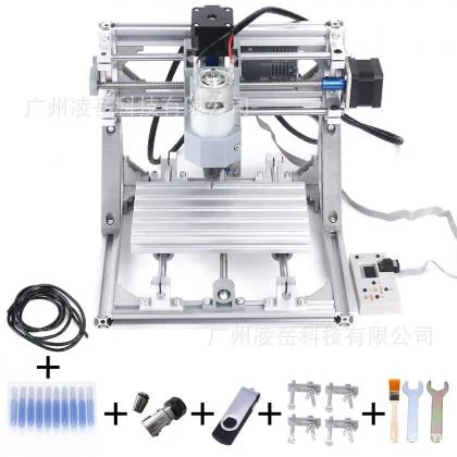 DIY Small CNC Router Laser Engraving Machine for Wood