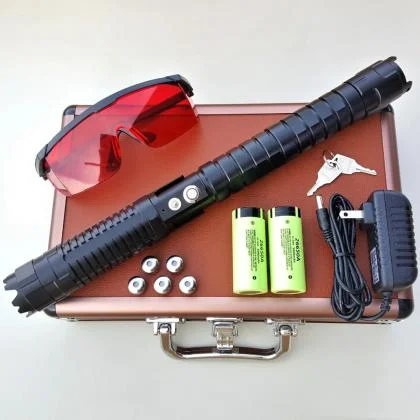 Ultra-Powerful 465nm 7000mW (7W) Blue Laser Pointer with Accessories