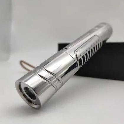Durable Stainless Steel Green Laser Pointer 561nm 10mW