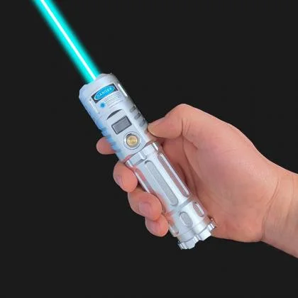 488nm 100mW / 200mW Cyan Laser Pointer with 26650 Battery