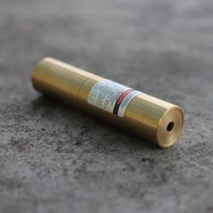 Waterproof Brass Green Laser Pointer 505nm / 515nm / 520nm / 530nm