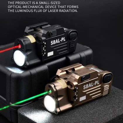 Small Tactical Green/Red Laser Sight with LED Flashlight