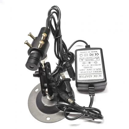 Green/Red Circle+Dot Laser Module with Bracket and Adapter