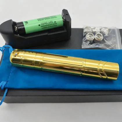 High-Power Brass Red Laser Pointer 650nm 200-500mW