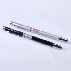 Super Cheap Red Laser for Presentation with LED Light and Ballpoint Pen