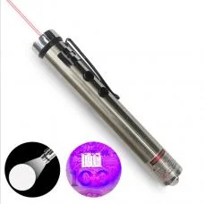 Cheap 15mW Red Laser Pen with LED and Violet Laser