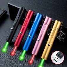 Small and Long Distance USB Green Laser Pointer 150mW 530nm