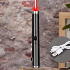 Small USB 200mW Red Laser Pointer with Stay-On Switch