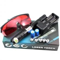 Powerful Blue Laser Pointer 1000mW with Charger and Batteries