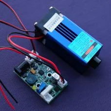 Powerful 12V 445nm Blue Laser Module Line/Cross