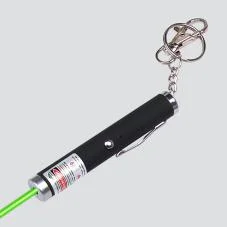 Mini USB Green Laser Pen 5-100mW with Keychain
