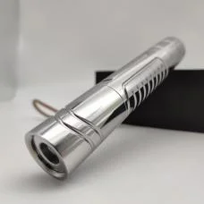 Durable Stainless Steel Green Laser Pointer 561nm 10mW