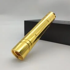 Brass Purple Laser Pointer 405nm 100-200mW