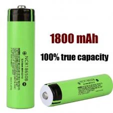 Rechargeable 18650 3.7V 1800mAh Battery