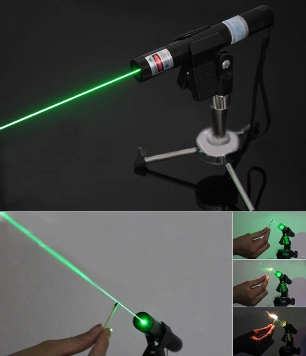 laser pointer that can light a match