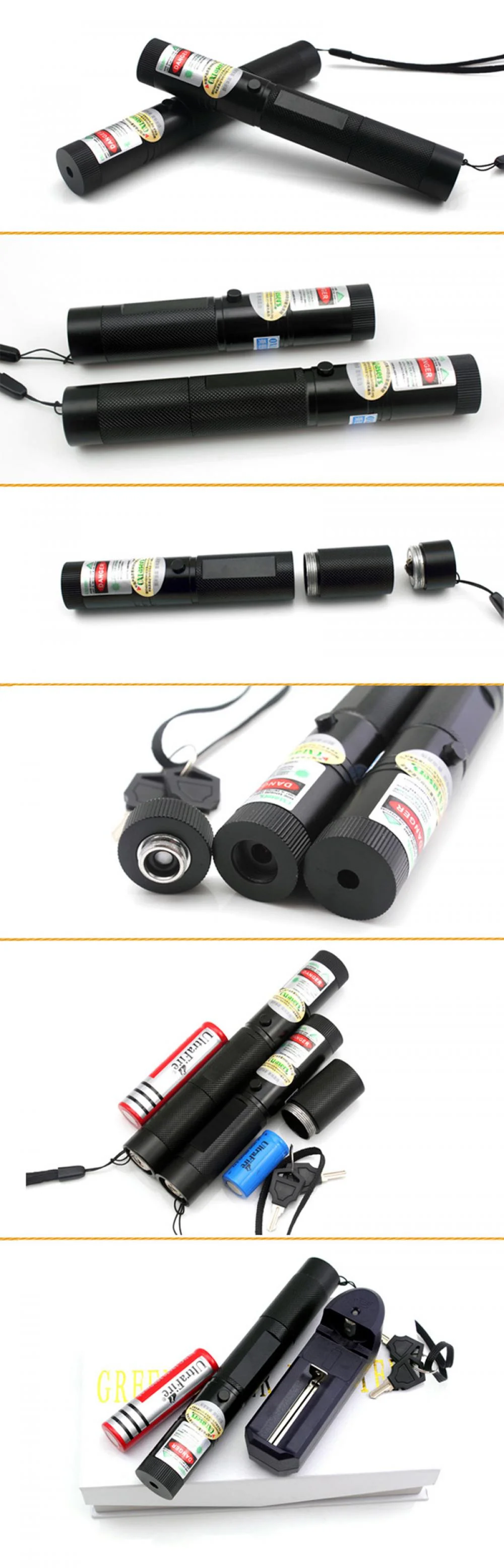 Focusable Green Laser Pointer