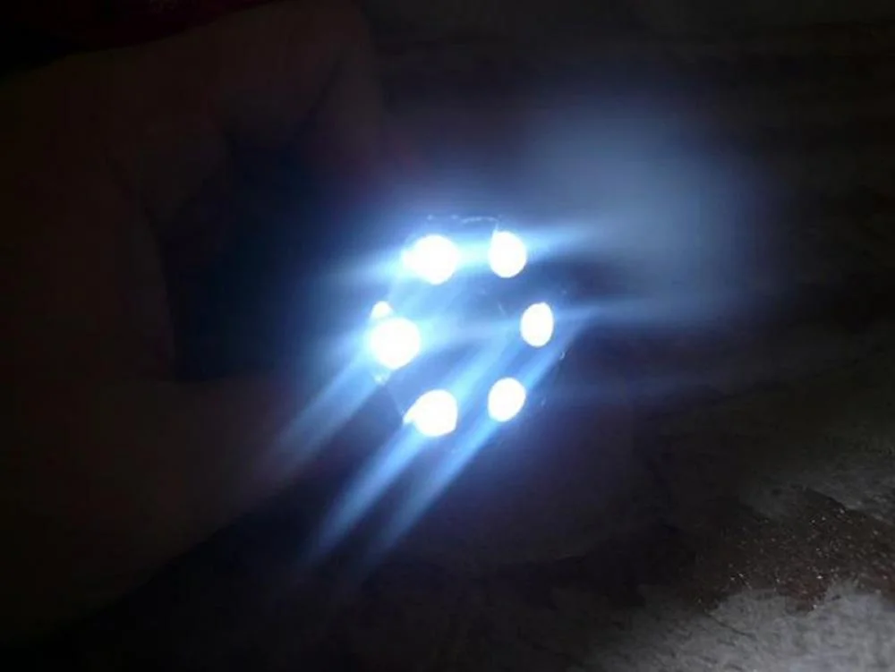 Laser Flashlight with LEDs