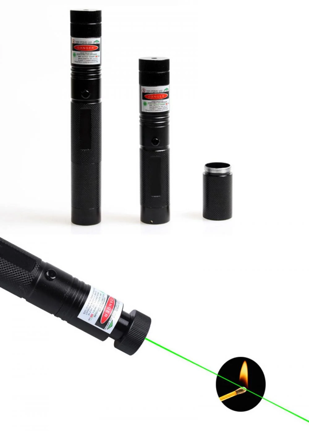 Focusable Green Laser Pointer