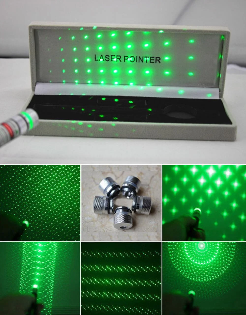 Green Laser Pen with Caps
