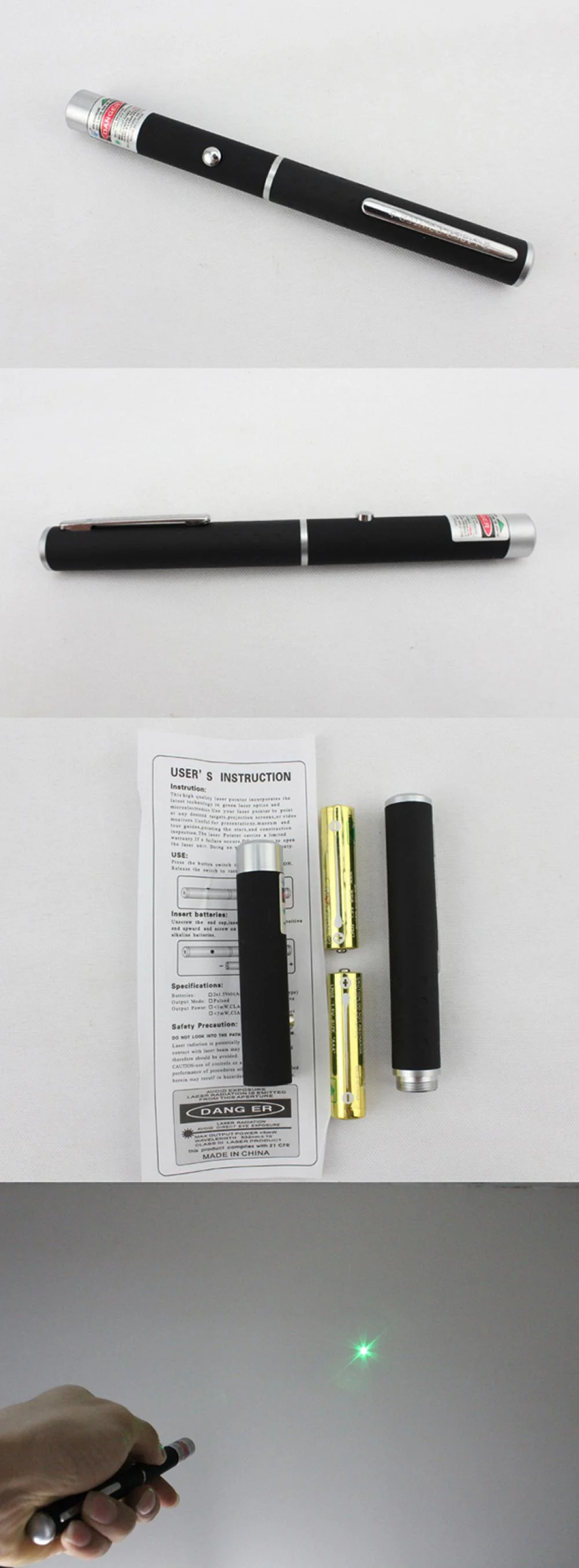 1mW Green Laser Pointer