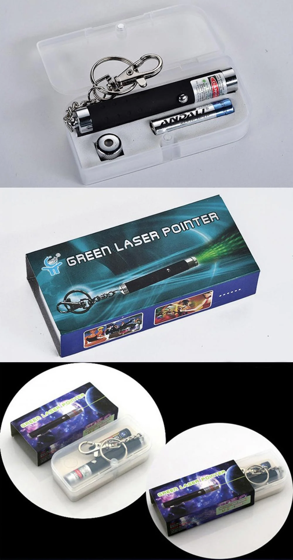 laser Pointer with Keychain