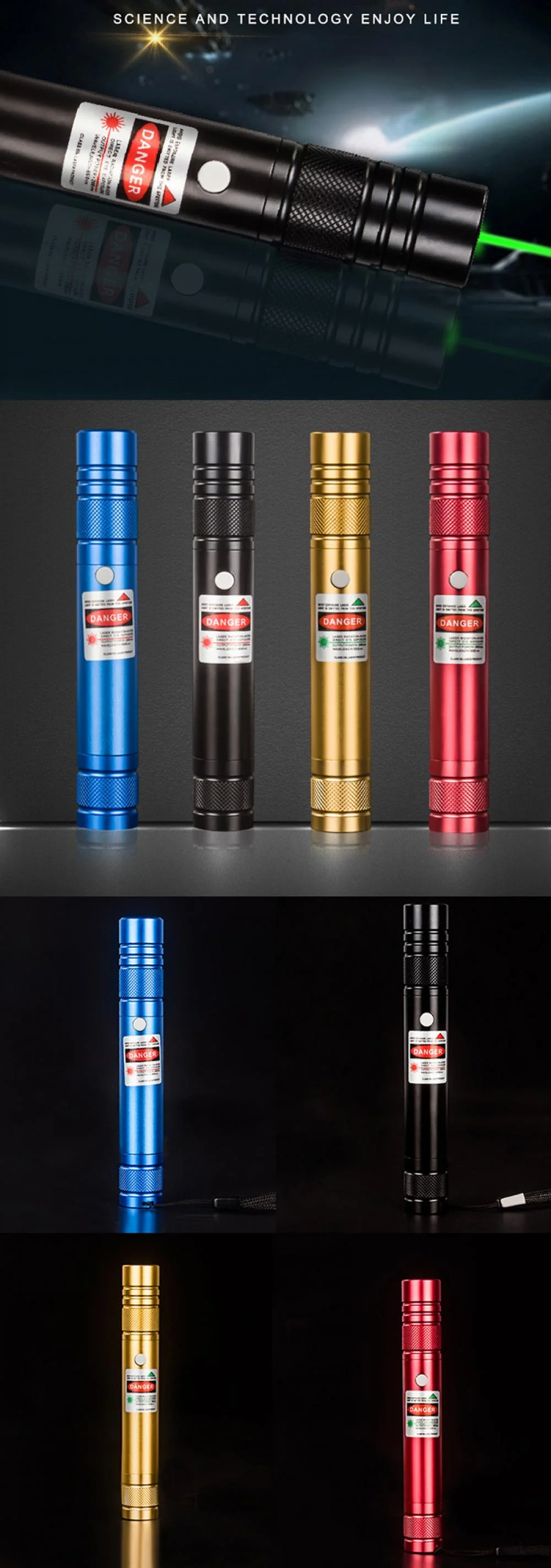 USB Rechargeable Laser Pointer