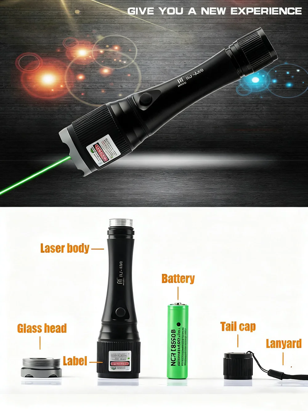 200mW Green Laser Pointer