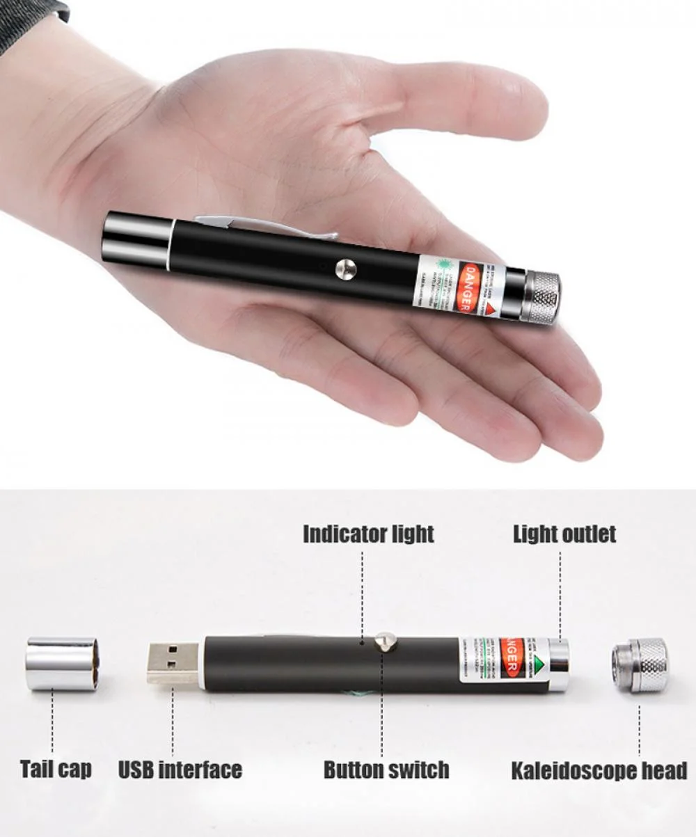 USB Green Laser Pointer