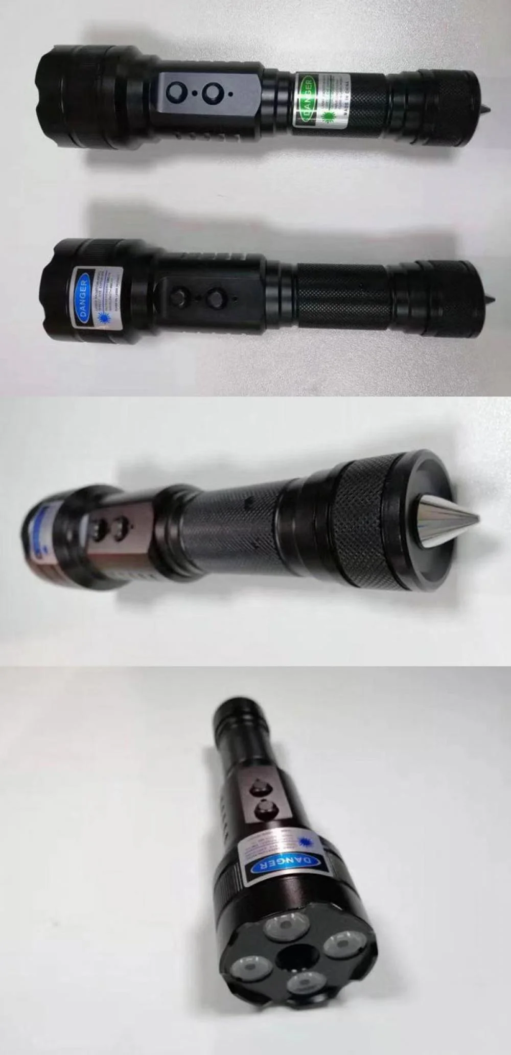 Green Laser LED Flashlight