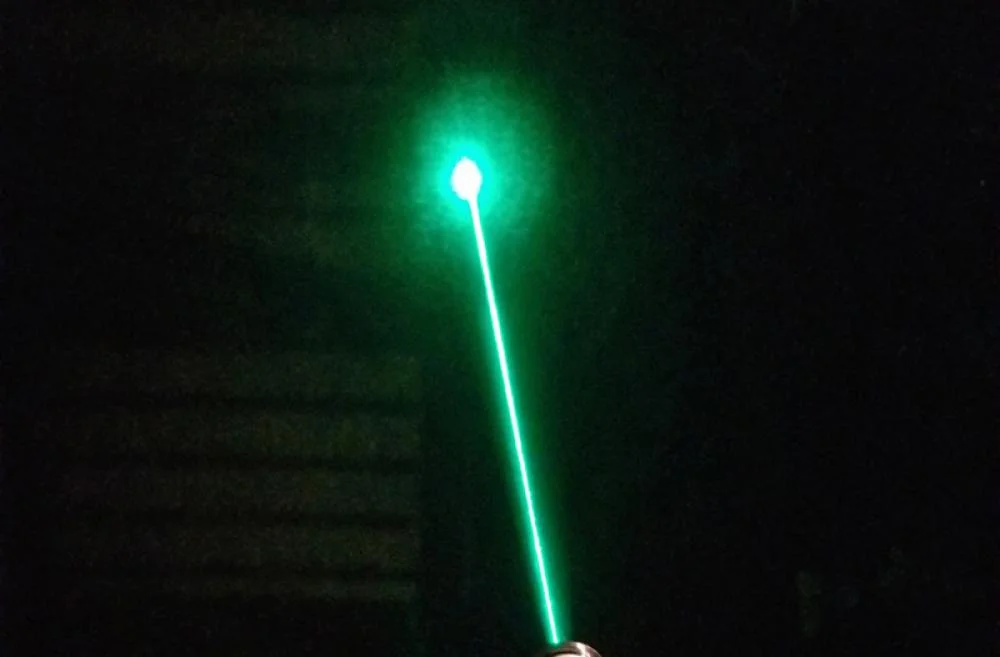 Laser LED Flashlight
