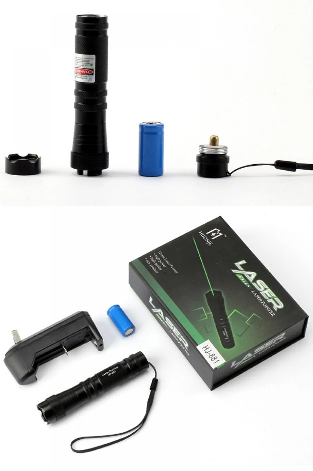 High Power Green Laser Pointer