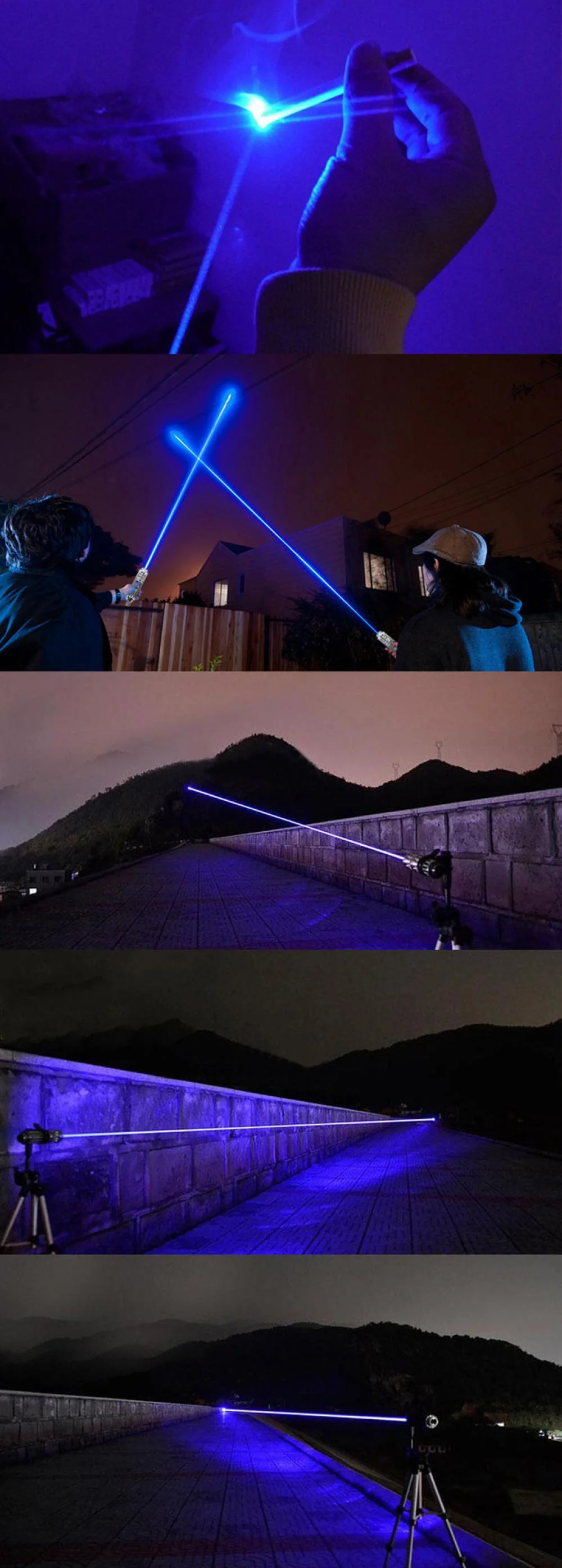 Burning Blue Laser Pointer