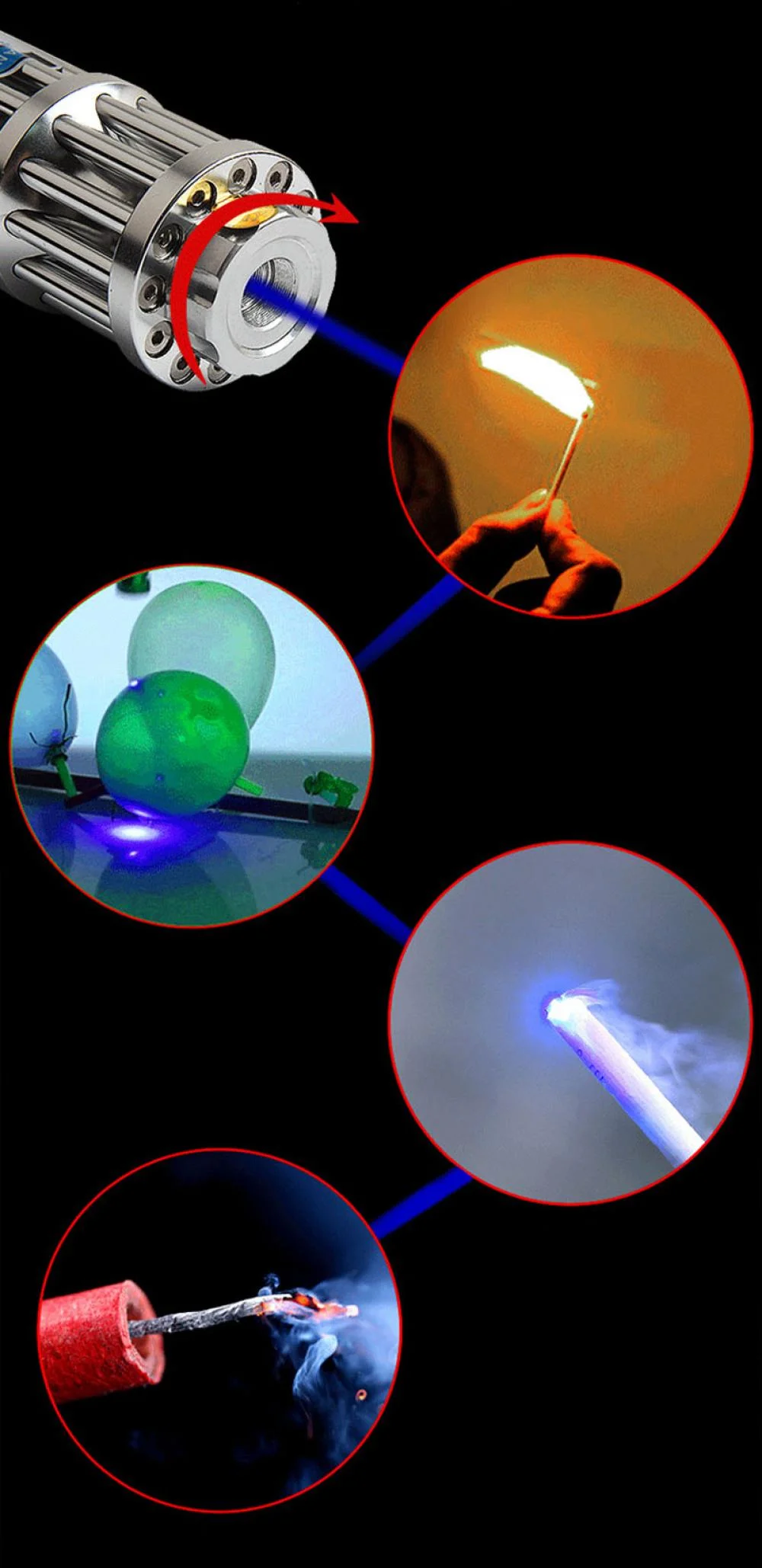 Rechargeable USB Laser Pointer