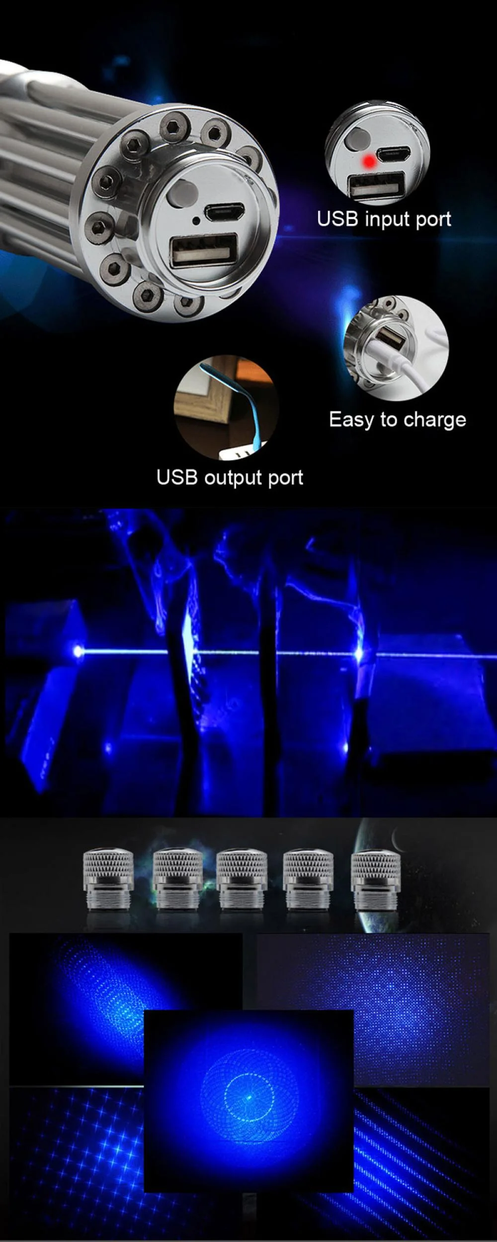 Powerful Blue Laser Pointer