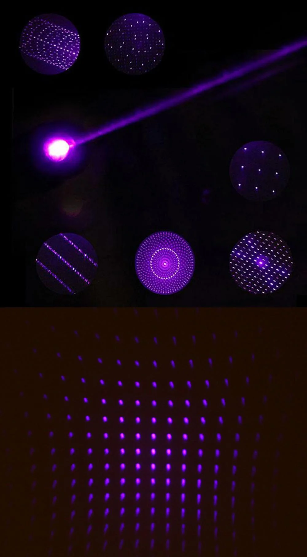 Purple Laser Pointer with Caps