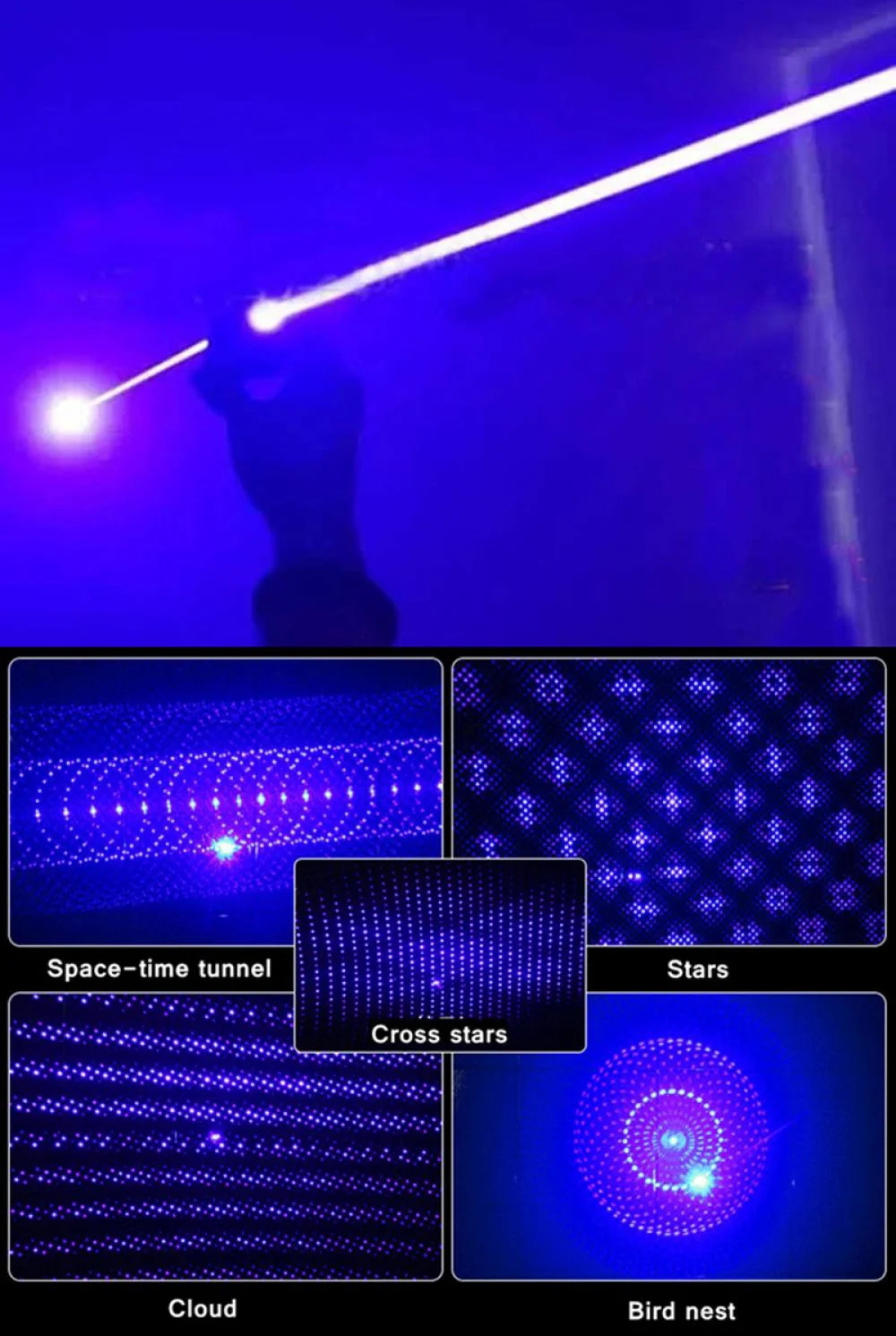 Double Beam Blue Laser